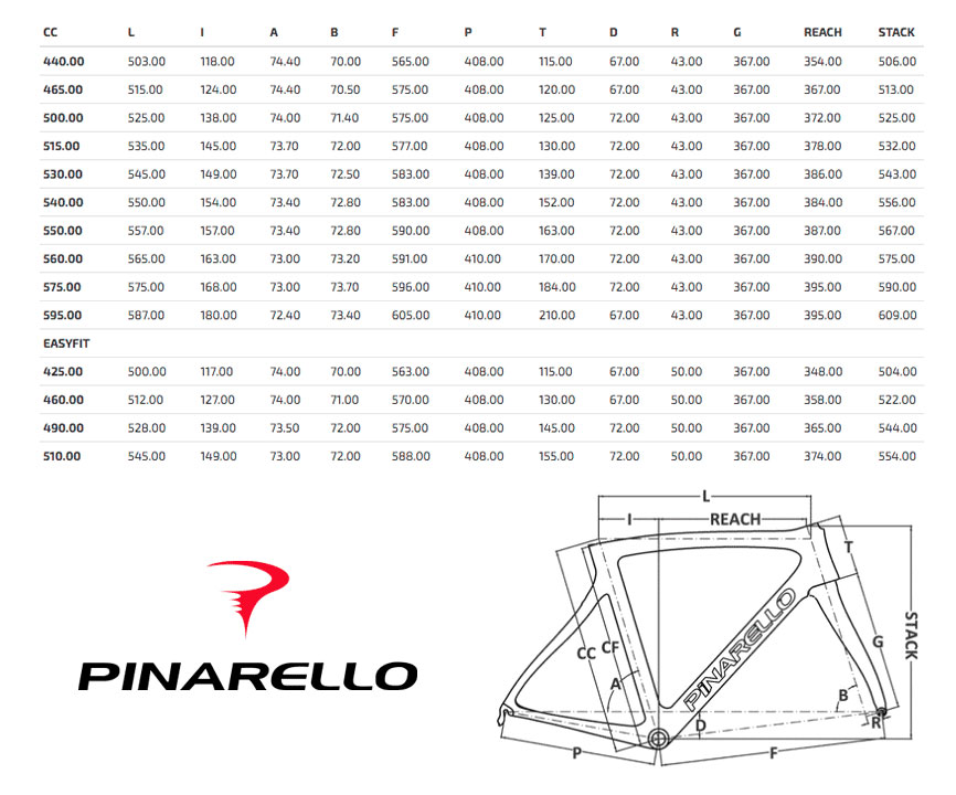 pinarello gan frame weight